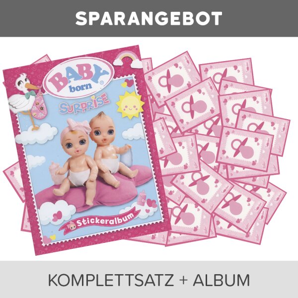 Baby Born Surprise - Sammelsticker - Komplettsatz + Album
