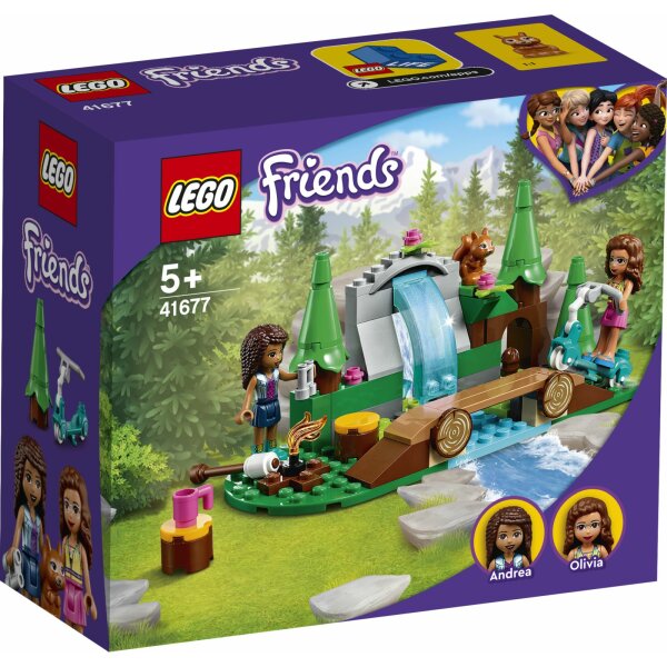 LEGO® Friends 41677 Wasserfall im Wald