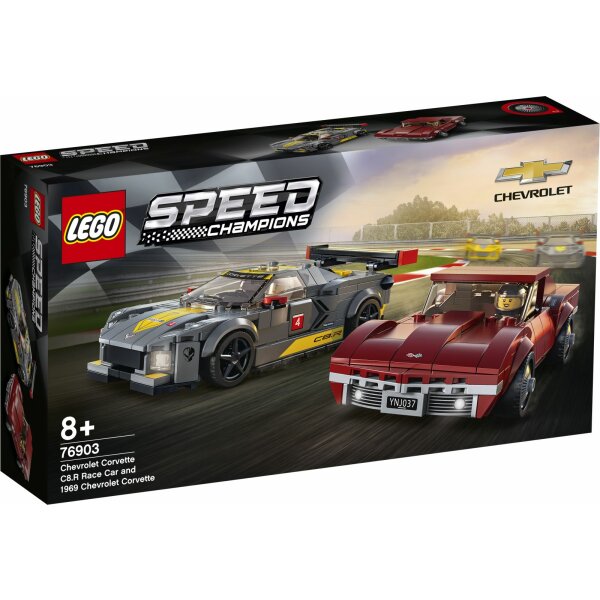 LEGO® Speed Champions 76903 Chevrolet Corvette C8.R & 1969 Chevrolet Corvette