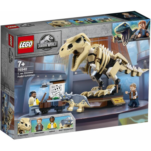 LEGO® Jurassic World™ 76940 T. Rex-Skelett in der Fossilienausstellung