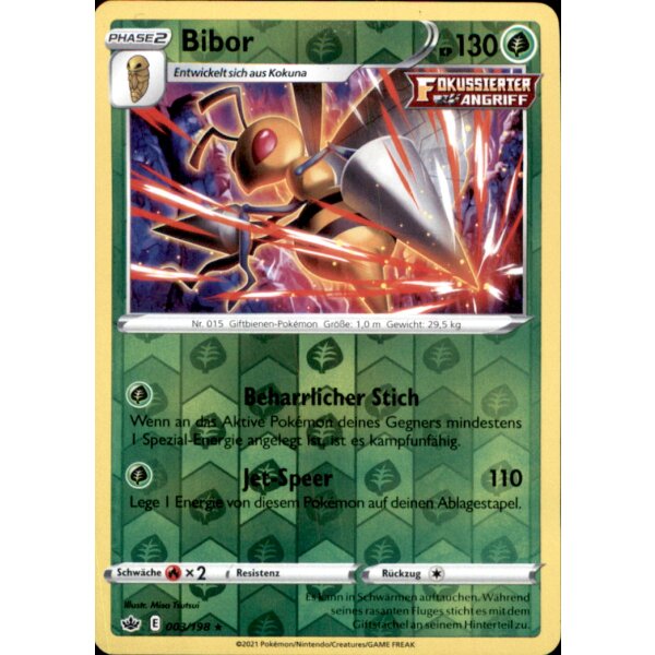 003/198 - Bibor - Reverse Holo