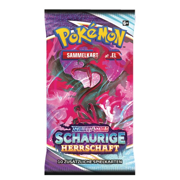 Pokemon Schaurige Herrschaft - 1 Booster - Galar-Lavados Artwork - Deutsch