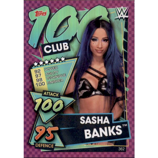 362 - Sasha Banks - Club 100 - 2021