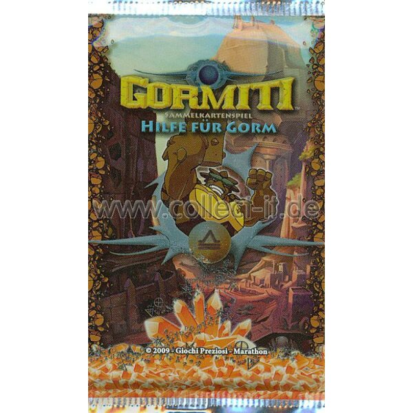 Gormiti - Sammelkartenspiel - Hilfe für Gorm - 1 Booster - Deutsch