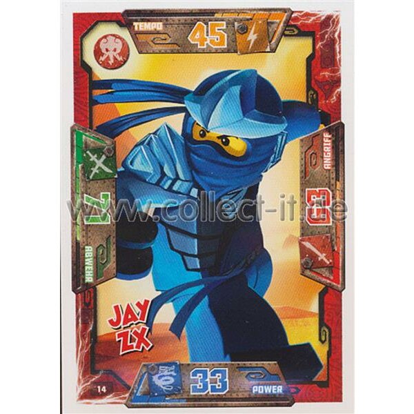 014 - Jay Zx - Helden Karte - LEGO Ninjago