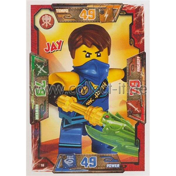 016 - Jay - Helden Karte - LEGO Ninjago