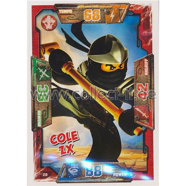 020 - Cole Zx - Helden Karte - LEGO Ninjago