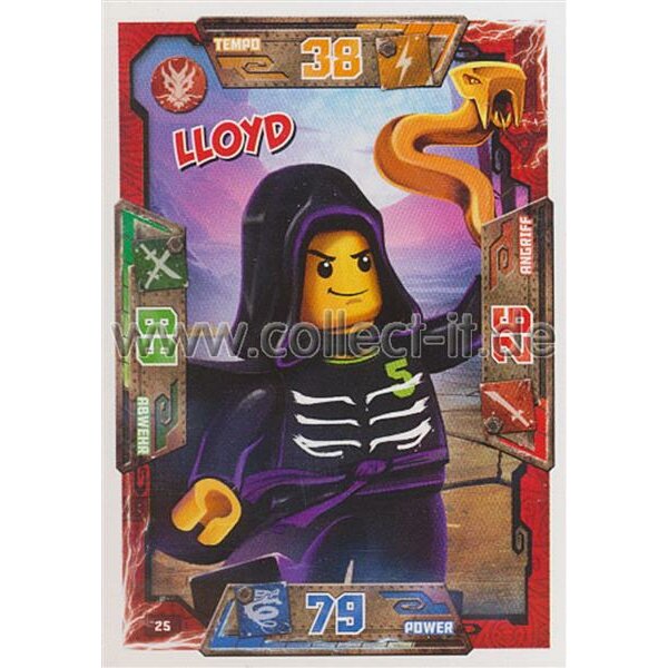 025 - Lloyd - Helden Karte - LEGO Ninjago