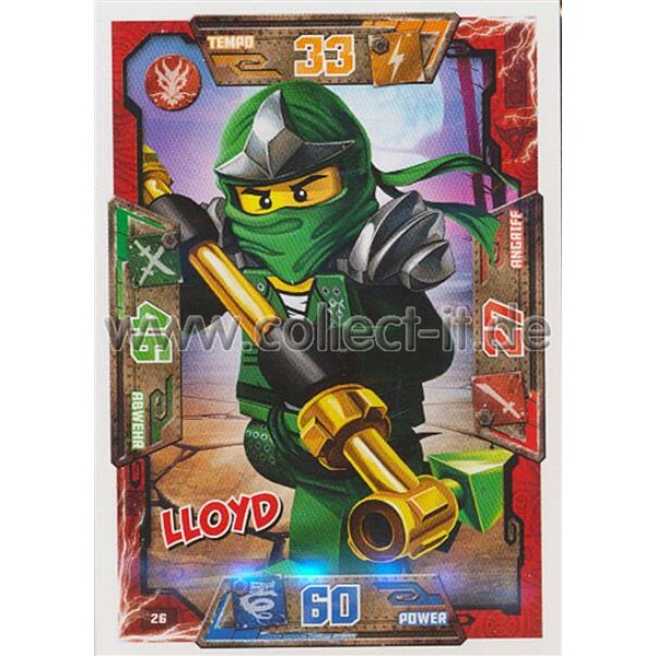 026 - Lloyd - Helden Karte - LEGO Ninjago