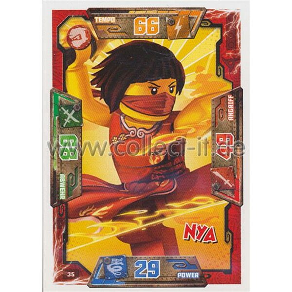 035 - Nya - Helden Karte - LEGO Ninjago