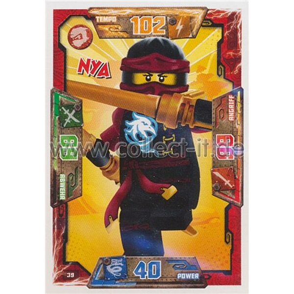 039 - Nya - Helden Karte - LEGO Ninjago