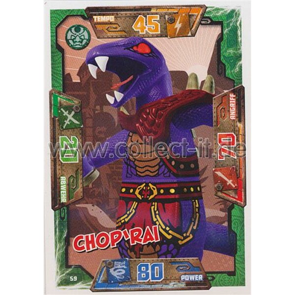 059 - ChopRai - Schurken Karten - LEGO Ninjago
