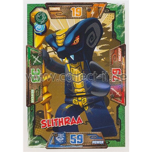 087 - Slithraa - Schurken Karten - LEGO Ninjago