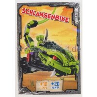 165 - Schlangenbike - Fahrzeugkarte - LEGO Ninjago
