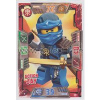 006 - Action Jay - Helden Karte - LEGO Ninjago SERIE 2