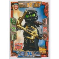 014 - Action Cole - Helden Karte - LEGO Ninjago SERIE 2