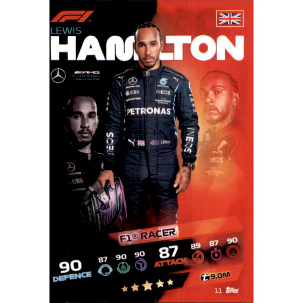 11 - Lewis Hamilton - 2021