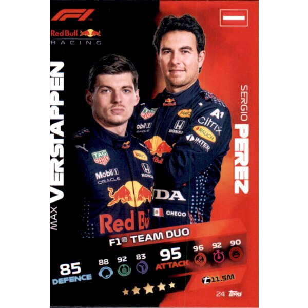 24 - Max Verstappen & Sergio Perez - 2021
