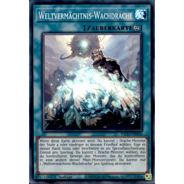 KICO-DE056 - Weltvermächtnis-Wachdrache - Super Rare