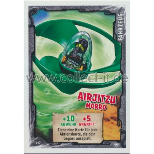 147 - Airjitzu Morro - Fahrzeug Karte - LEGO Ninjago SERIE 2