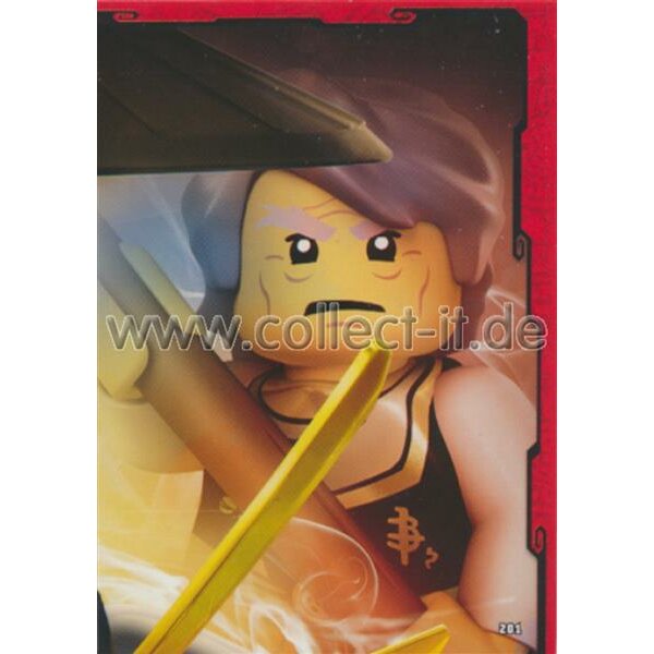 201 - Helden - Puzzle Karte - LEGO Ninjago SERIE 2