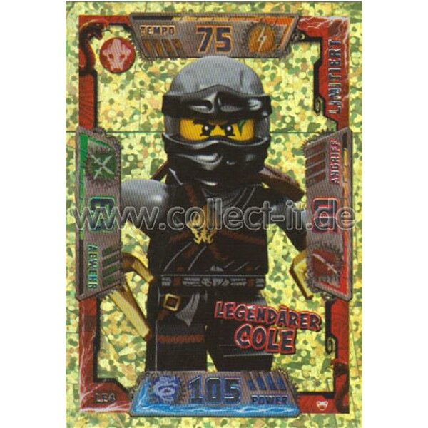 LE4 - Legendärer Cole - Limitierte Auflage - LEGO Ninjago SERIE 2