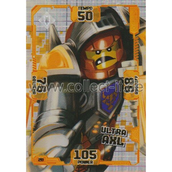 020 - Ultra Axl - Helden Karte - LEGO Nexo Knights