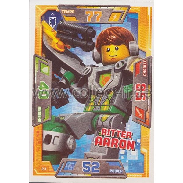 023 - Ritter Aaron - Helden Karte - LEGO Nexo Knights