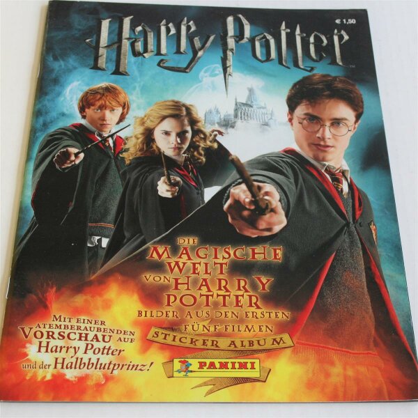 Harry Potter - die magische Welt von Harry Potter - Bilder aus den ersten fünf Filmen  - Sammelsticker - Album