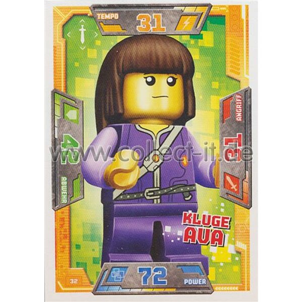 032 - Kluge Ava - Helden Karte - LEGO Nexo Knights