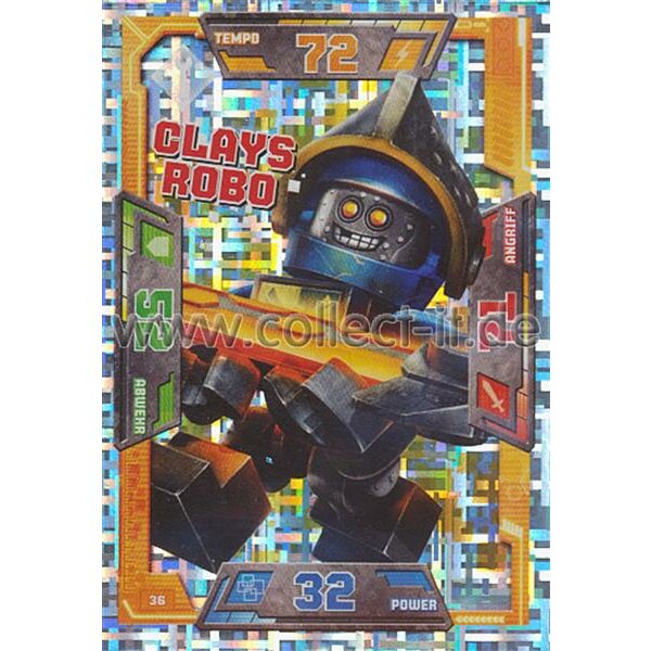 036 - Clays Robo - Spezial Karte - LEGO Nexo Knights