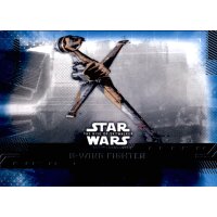 49 - B-Wing Fighter - Blau - Rise of Skywalker