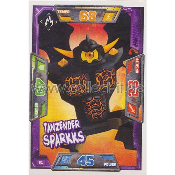 061 - Tanzender Sparkks - Helden Karte - LEGO Nexo Knights