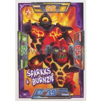 095 - Sparkks + Burnzie - Helden Karte - LEGO Nexo Knights