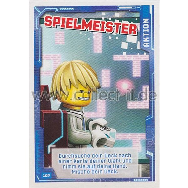 107 - Spielmeister - Aktion Karte - LEGO Nexo Knights