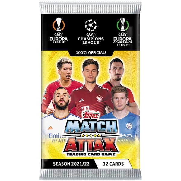 Topps Champions League 2021/22 - Trading Cards - 1 Booster