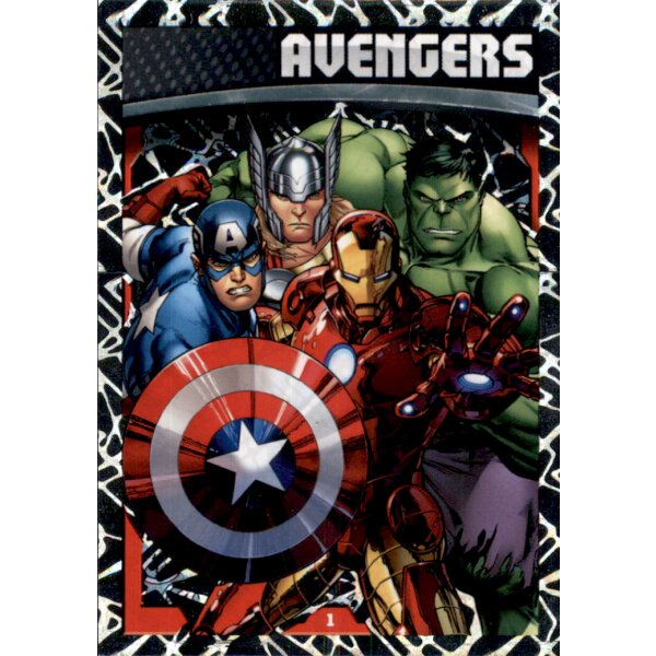 1 - Avengers - Holo Karte - Marvel Avengers 2015