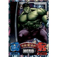 21 - Hulk - Avangers Holo Karte - Marvel Avengers 2015