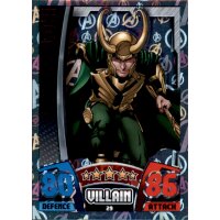 29 - Loki - Avangers Holo Karte - Marvel Avengers 2015