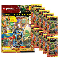 LEGO Ninjago 6 NEXT LEVEL Trading Cards - 1 Starter + 10...