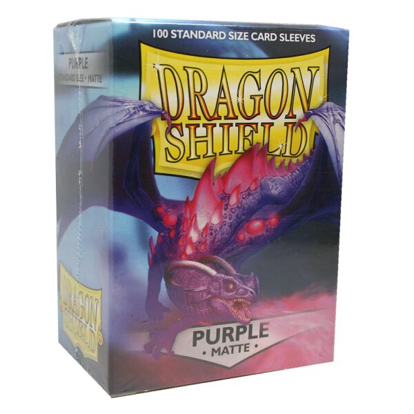 Dragon Shield Matte Sleeves - Purple  (100 Sleeves)