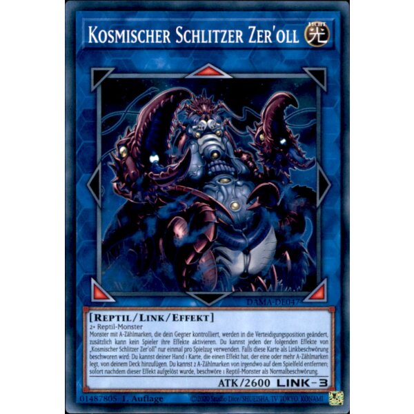 DAMA-DE047 - Kosmischer Schlitzer Zeroll - 1. Auflage