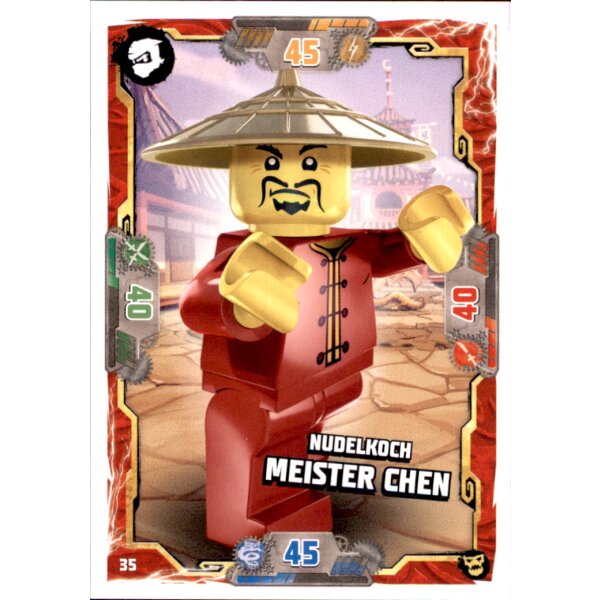 35 - Nudelkoch Meister Chen - Helden Karte - Serie 6 NEXT LEVEL