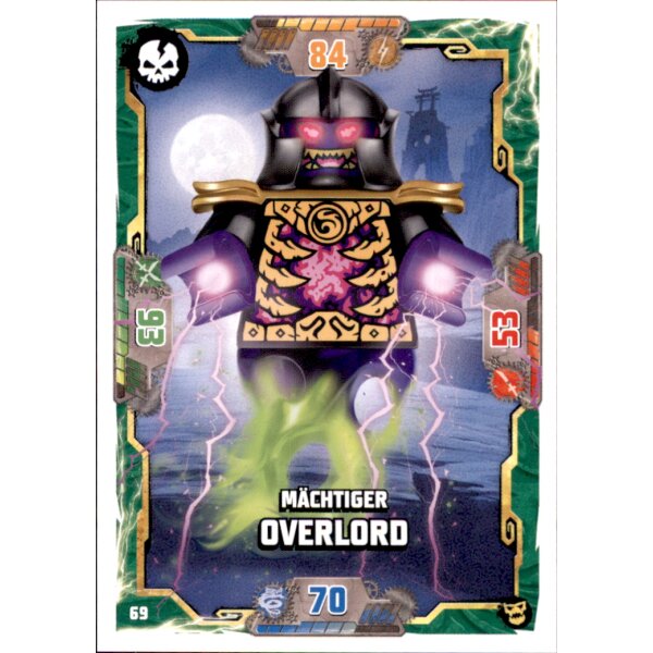 69 - Mächtiger Overlord - Schurken Karte - Serie 6 NEXT LEVEL
