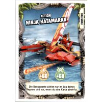 119 - Action Ninja-Katamaran - Fahrzeugkarte - Serie 6...