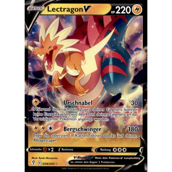 058/203 - Lectragon V - Holofoil Rare