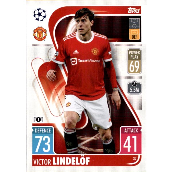32 - Victor Lindelöf - 2021/2022