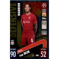 51 - Virgil van Dijk - Defensive Warrior - 2021/2022