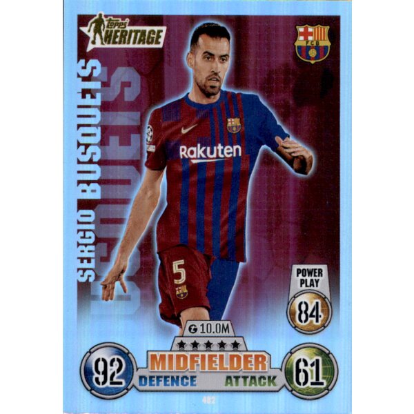 482 - Sergio Busquets - Heritage - 2021/2022