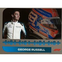 Sticker 204 - George Russell - Formula 1 Saison 2021